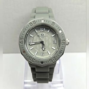 Oceanaut OC0226 Men's Watch Stainless Steel Silicone Quartz 3ATM New Battery